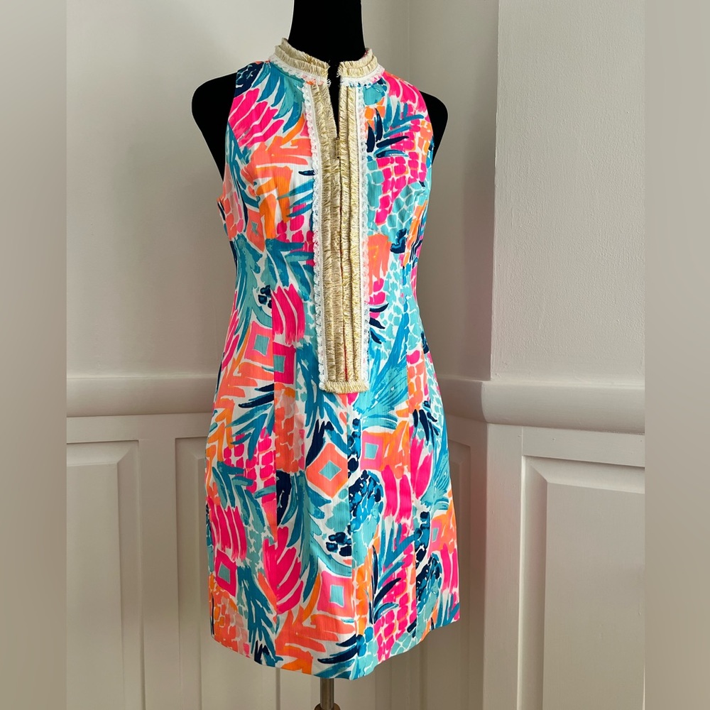 💓Lilly Pulitzer Alexa Shift Dress size 6 sleeveless